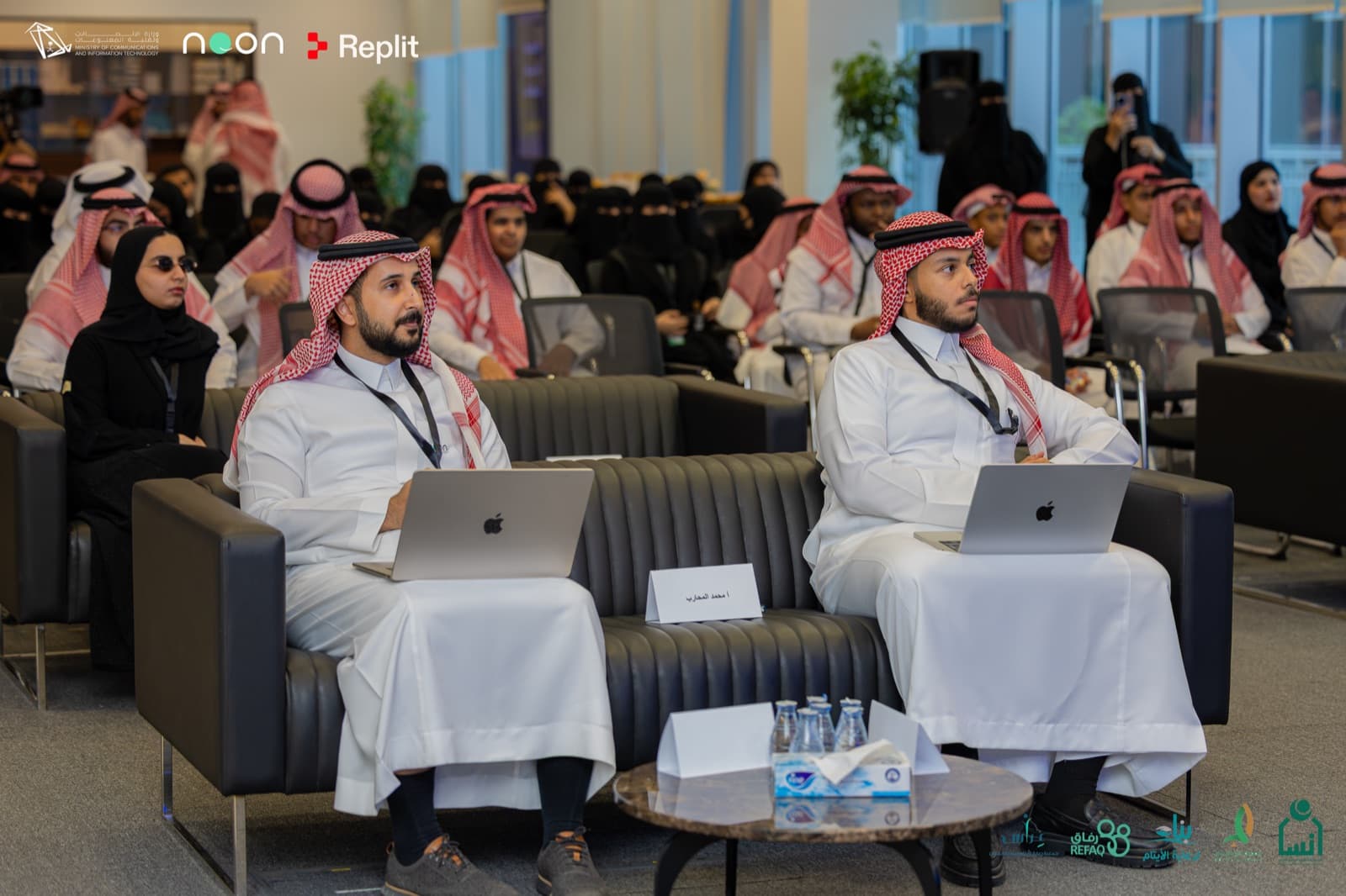 Yousef judging project presentations at the Educational Games Industry Hackathon
